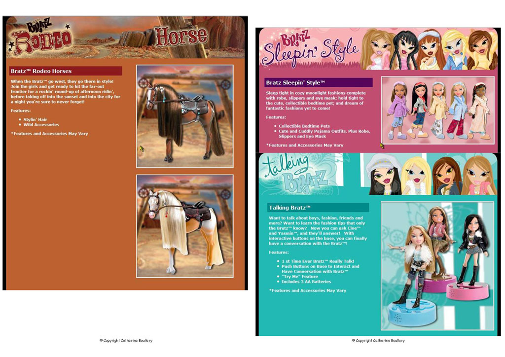 Bratz Catalogues